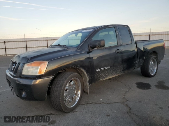 2008 Nissan Titan SE with VIN 1N6AA06AX8N314557, listed as a Copart auction lot 81915714 with 100,922 mi miles and Salvage Title. Bid and sale history available at carsss.com. Image 1.
