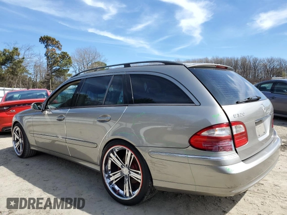 2005 Mercedes-Benz E 320 with VIN WDBUH65J15A653807, listed as a Copart auction lot 49731935 with 206,809 mi miles and Salvage Title. Bid and sale history available at DreamBid. Image 2.