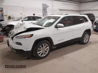 2016 Jeep Cherokee Limited with VIN 1C4PJMDS0GW219109, listed as a IAAI auction lot 41829878 with 156,947 mi miles and . Bid and sale history available at DreamBid. Image 17.