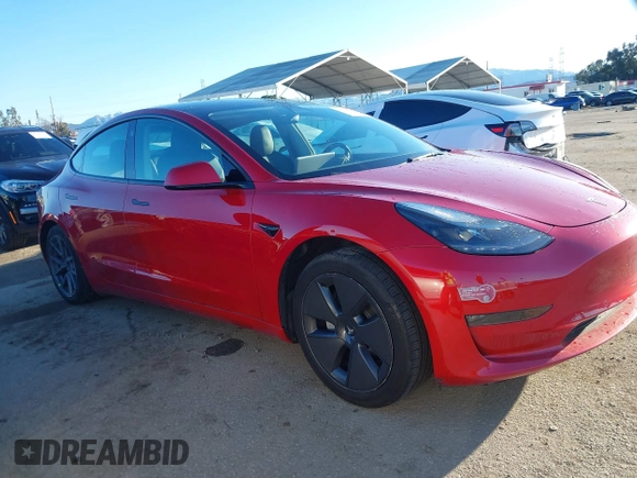 2022 Tesla Model 3 Long Range with VIN 5YJ3E1EB0NF212257, listed as a IAAI auction lot 41735989 with 28,528 mi miles and . Bid and sale history available at DreamBid. Image 13.