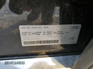2016 Audi A8 with VIN WAUJRAFD5GN007742, listed as a Copart auction lot 44698375 with 110,830 mi miles and Salvage title. Bid and sale history available at DreamBid. Image 13.