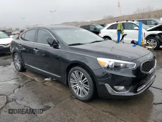 2015 Kia Cadenza Premium with VIN KNALN4D78F5168684, listed as a Copart auction lot 45050375 with 94,883 mi miles and Salvage Title. Bid and sale history available at carsss.com. Image 4.