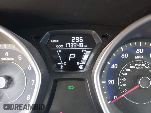 2013 Hyundai Elantra GLS with VIN 5NPDH4AE0DH309679, listed as a IAAI auction lot 42573400 with 173,948 mi miles and . Bid and sale history available at DreamBid. Image 7.