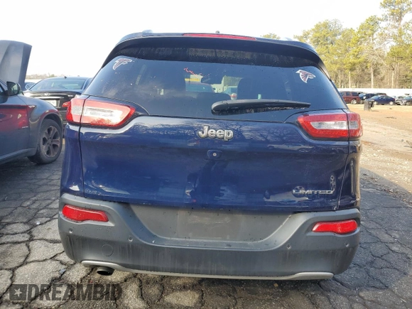 2015 Jeep Cherokee Limited with VIN 1C4PJLDB6FW507807, listed as a Copart auction lot 44366245 with 117,453 mi miles and Salvage Title. Bid and sale history available at DreamBid. Image 6.
