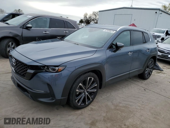 2023 Mazda CX-50 S Premium Plus with VIN 7MMVABEM7PN101642, listed as a Copart auction lot 47498675 with 12,299 mi miles and Salvage Title. Bid and sale history available at DreamBid. Image 1.