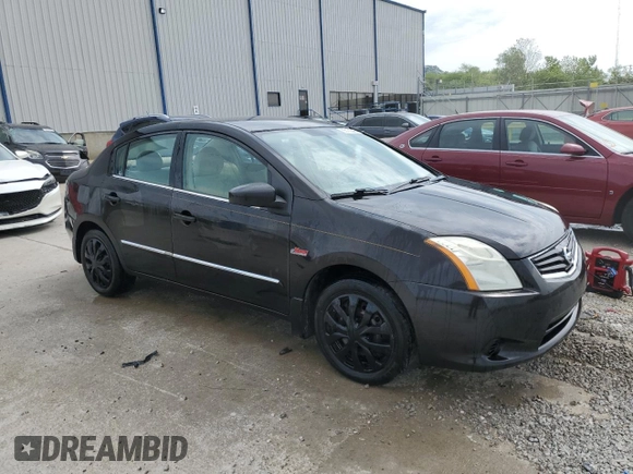 2010 Nissan Sentra SR with VIN 3N1AB6AP8AL619157, listed as a Copart auction lot 55132345 with 136,011 mi miles and Salvage Title. Bid and sale history available at DreamBid. Image 4.