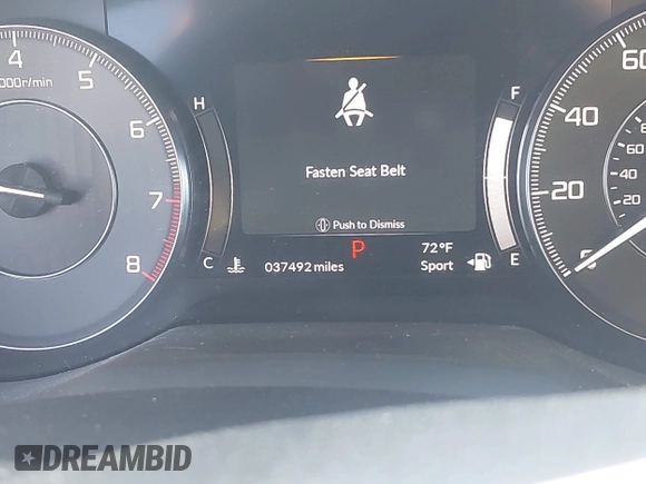 2020 Acura RDX Technology with VIN 5J8TC2H53LL026919, listed as a IAAI auction lot 42142911 with 37,492 mi miles and . Bid and sale history available at DreamBid. Image 7.