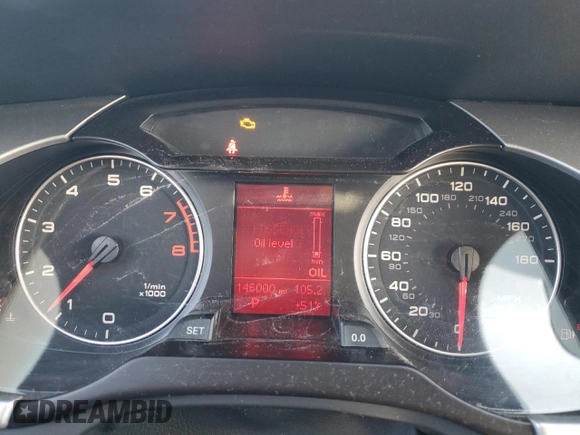2010 Audi A4 Premium Plus с VIN WAUEFAFL8AN067491, выставлен на аукционе Copart как лот 55845595 с пробегом 146 000 миль миль и Чистый • Clean title. История ставок и продаж доступна на DreamBid. Изображение 9.