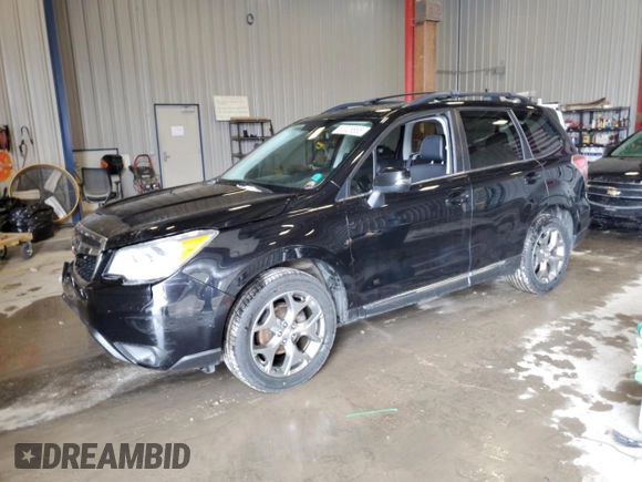 2015 Subaru Forester Touring with VIN JF2SJAUC0FH467740, listed as a Copart auction lot 50028885 with 131,830 mi miles and Clean Title. Bid and sale history available at DreamBid. Image 1.