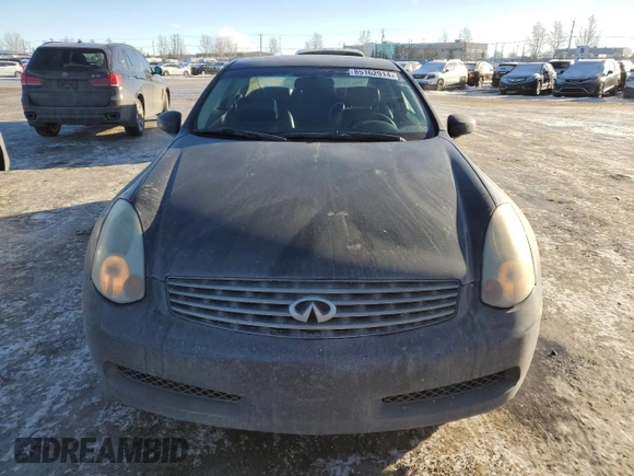 2003 Infiniti G35 Coupe w/Leather with VIN JNKCV54E43M207293, listed as a Copart auction lot 85162914 with 202,124 mi miles and Salvage Title. Bid and sale history available at carsss.com. Image 5.