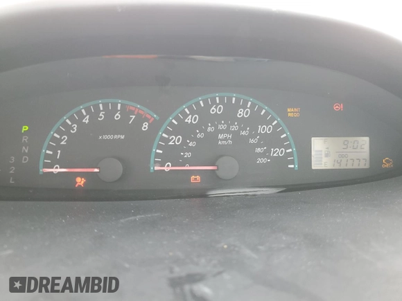 2009 Toyota Yaris with VIN JTDBT903291324461, listed as a Copart auction lot 54769875 with 141,777 mi miles and Salvage Title. Bid and sale history available at DreamBid. Image 9.