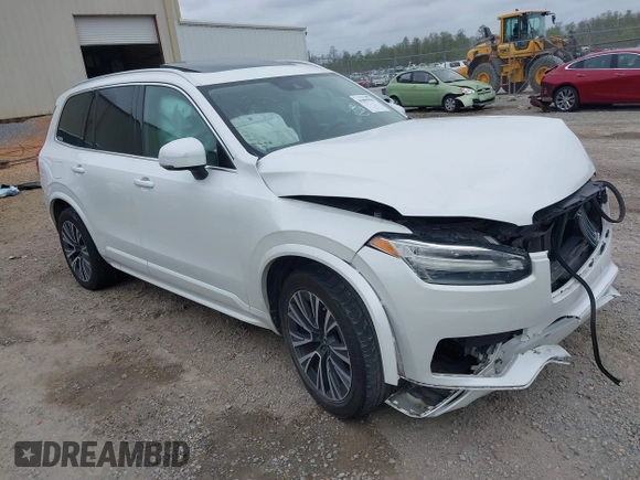 2020 Volvo XC90 Momentum with VIN YV4102PK4L1549137, listed as a IAAI auction lot 41899599 with 91,773 mi miles. Bid and sale history available at carsss.com. Image 1.