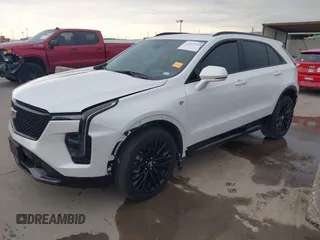 2024 Cadillac XT4 FWD Sport with VIN 1GYFZER42RF246488, listed as a IAAI auction lot 42029551 with 6,476 mi miles and . Bid and sale history available at DreamBid. Image 2.