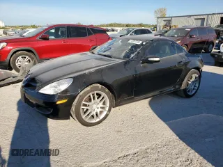 2008 Mercedes-Benz SLK-Class 3.0L with VIN WDBWK54F58F188487, listed as a Copart auction lot 71207744 with 85,281 mi miles and Salvage Title. Bid and sale history available at carsss.com. Image 1.