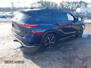 2021 Toyota Highlander XSE with VIN 5TDJZRBH0MS121857, listed as a IAAI auction lot 41718189 with Not provided miles and . Bid and sale history available at DreamBid. Image 4.