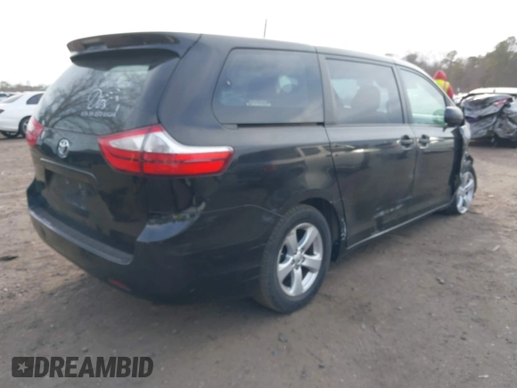 2016 Toyota Sienna L with VIN 5TDZK3DC7GS721298, listed as a IAAI auction lot 41727005 with 169,282 mi miles and . Bid and sale history available at DreamBid. Image 4.