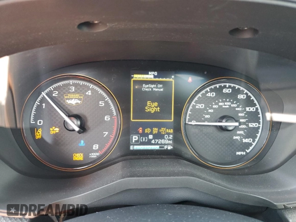 2022 Subaru Forester Wilderness with VIN JF2SKAMC6NH410180, listed as a Copart auction lot 65919965 with 47,269 mi miles and Salvage title. Bid and sale history available at DreamBid. Image 9.