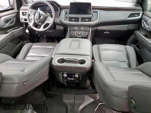 2023 Chevrolet Suburban LT with VIN 1GNSCCKD5PR308814, listed as a Copart auction lot 61955315 with 33,659 mi miles and Salvage title. Bid and sale history available at DreamBid. Image 8.