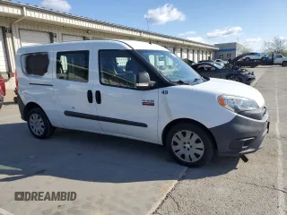 2015 Ram ProMaster City Cargo Tradesman with VIN ZFBERFAT1F6A02522, listed as a Copart auction lot 52597545 with 184,024 mi miles and Clean Title. Bid and sale history available at carsss.com. Image 4.