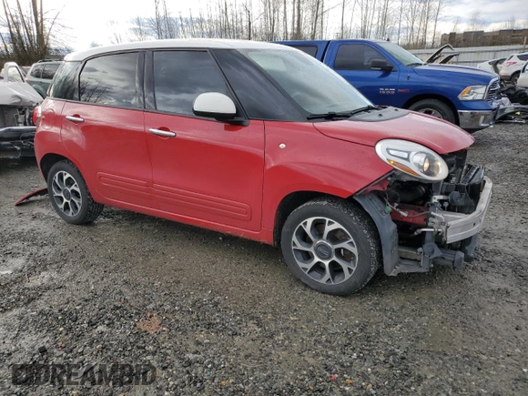 2014 FIAT 500L Easy with VIN ZFBCFABH9EZ002128, listed as a Copart auction lot 85312064 with 140,419 mi miles and Salvage Title. Bid and sale history available at carsss.com. Image 4.