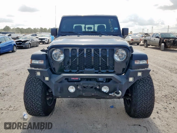 2021 Jeep Gladiator Freedom with VIN 1C6HJTAG8ML580882, listed as a Copart auction lot 57690885 with Not provided miles and Salvage title. Bid and sale history available at DreamBid. Image 5.