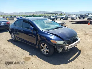 2008 Honda Civic LX with VIN 1HGFA16538L049415, listed as a IAAI auction lot 42127545 with 165,833 mi miles and . Bid and sale history available at DreamBid. Image 1.