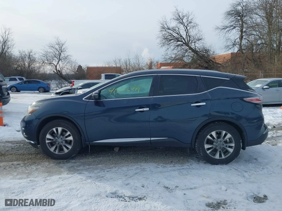 2015 Nissan Murano S with VIN 5N1AZ2MH5FN260889, listed as a IAAI auction lot 41386819 with 156,443 mi miles. Bid and sale history available at carsss.com. Image 14.