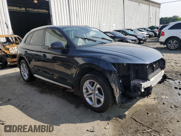 2018 Audi Q5 Premium with VIN WA1ANAFY4J2218404, listed as a Copart auction lot 60293695 with 80,767 mi miles and Salvage title. Bid and sale history available at DreamBid. Image 4.