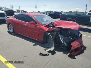 2016 Tesla Model S 90D with VIN 5YJSA1E26GF150180, listed as a Copart auction lot 59776265 with 141,218 mi miles and Salvage title. Bid and sale history available at DreamBid. Image 4.
