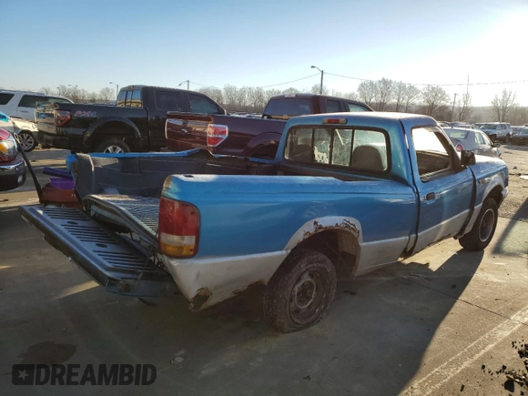 1993 Ford Ranger Splash with VIN 1FTCR10U8PPB08220, listed as a Copart auction lot 83529164 with 284,189 mi miles and Salvage title. Bid and sale history available at DreamBid. Image 3.