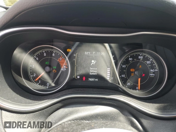 2019 Jeep Cherokee Latitude Plus with VIN 1C4PJMLX6KD106282, listed as a Copart auction lot 63576375 with 78,207 mi miles and Salvage title. Bid and sale history available at DreamBid. Image 9.