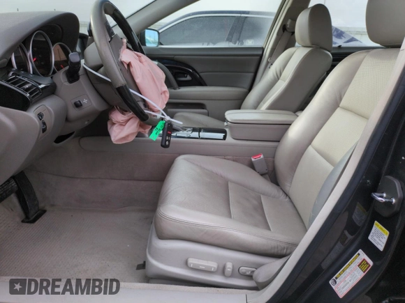 2011 Acura RL Technology with VIN JH4KB2F61BC000812, listed as a Copart auction lot 51350155 with 159,498 mi miles and Salvage Title. Bid and sale history available at DreamBid. Image 7.