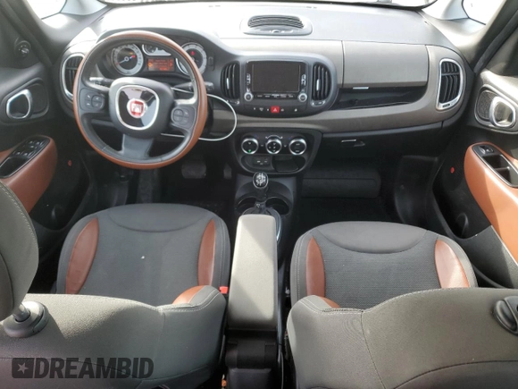 2014 FIAT 500L Trekking z VIN ZFBCFADH5EZ005847, wystawiony jako Copart lot #53369205 z przebiegiem 82 148 mil mil oraz Szkoda całkowita • Salvage title. Historia ofert i sprzedaży dostępna na DreamBid. Obrazek 8.