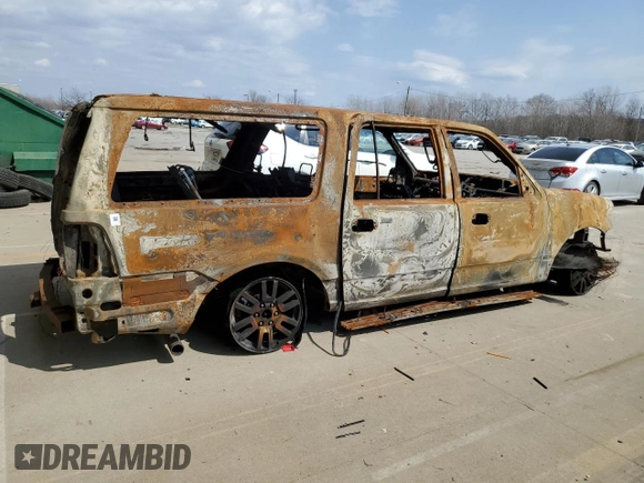 2014 Ford Expedition Max XLT with VIN 1FMJK1H55EEF43287, listed as a Copart auction lot 53469165 with Not provided miles and Non repairable. Bid and sale history available at DreamBid. Image 3.