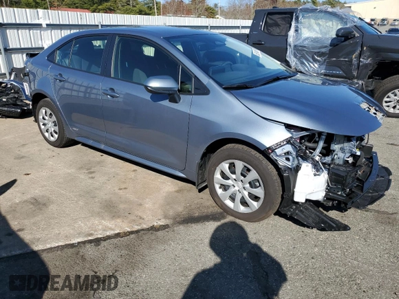 2025 Toyota Corolla Hybrid LE with VIN JTDBDMHE6SJ012428, listed as a Copart auction lot 50814965 with 4,330 mi miles and Salvage Title. Bid and sale history available at carsss.com. Image 4.