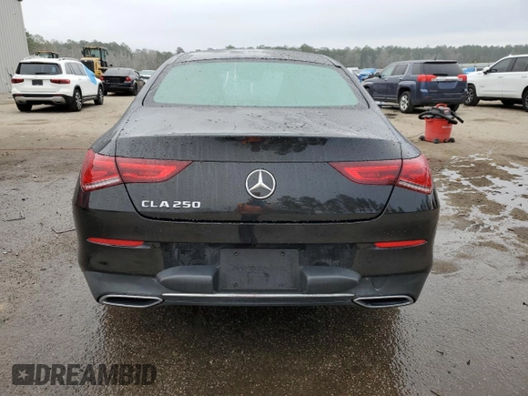 2020 Mercedes-Benz CLA 250 with VIN WDD5J4GB1LN021938, listed as a Copart auction lot 44419995 with 95,021 mi miles and Salvage Title. Bid and sale history available at DreamBid. Image 6.