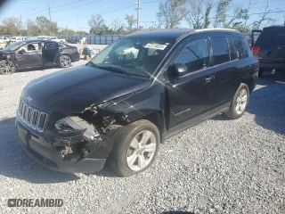 2017 Jeep Compass 75th Anniversary Edition with VIN 1C4NJDBB2HD154478, listed as a Copart auction lot 47274825 with 78,880 mi miles and Salvage Title. Bid and sale history available at carsss.com. Image 1.
