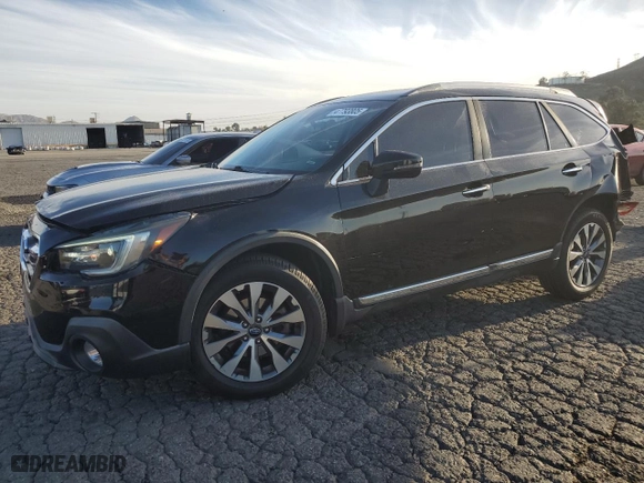 2018 Subaru Outback Touring with VIN 4S4BSETCXJ3227455, listed as a Copart auction lot 47793805 with 97,400 mi miles and Salvage Title. Bid and sale history available at carsss.com. Image 1.