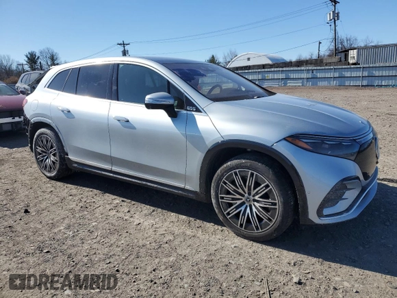 2023 Mercedes-Benz EQS with VIN 4JGDM4EBXPA013264, listed as a Copart auction lot 44364395 with 15,911 mi miles and Salvage Title. Bid and sale history available at carsss.com. Image 4.
