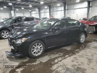 2016 Mazda Mazda6 i Sport with VIN JM1GJ1U57G1470456, listed as a Copart auction lot 46146275 with 116,560 mi miles and Salvage Title. Bid and sale history available at carsss.com. Image 1.