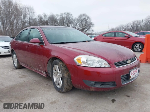 2011 Chevrolet Impala LT Retail with VIN 2G1WB5EK7B1193324, listed as a IAAI auction lot 38429310 with 137,168 mi miles and . Bid and sale history available at DreamBid. Image 1.