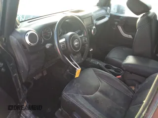 2014 Jeep Wrangler Sahara with VIN 1C4AJWBG3EL258582, listed as a Copart auction lot 74921604 with 17,777 mi miles and Non Repairable. Bid and sale history available at DreamBid. Image 8.