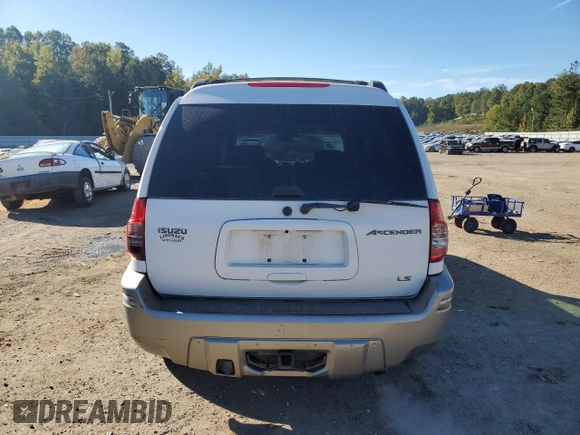 2003 Isuzu Ascender with VIN 4NUET16P532101863, listed as a Copart auction lot 75560984 with 195,883 mi miles and Salvage title. Bid and sale history available at DreamBid. Image 6.