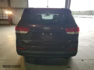 2018 Kia Sorento LX V6 with VIN 5XYPG4A50JG399564, listed as a Copart auction lot 86795594 with 111,088 mi miles and Salvage Title. Bid and sale history available at carsss.com. Image 6.