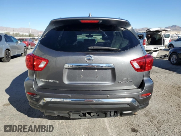 2020 Nissan Pathfinder Platinum with VIN 5N1DR2DMXLC603150, listed as a Copart auction lot 80942914 with 77,848 mi miles and Salvage Title. Bid and sale history available at carsss.com. Image 6.