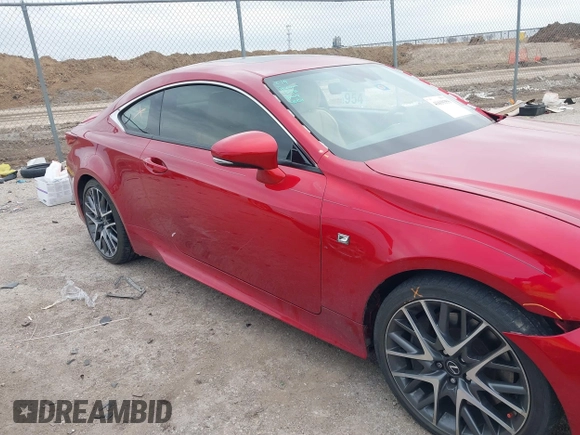 2018 Lexus RC with VIN JTHHZ5BC2J5018533, listed as a IAAI auction lot 41639355 with 68,657 mi miles. Bid and sale history available at carsss.com. Image 13.