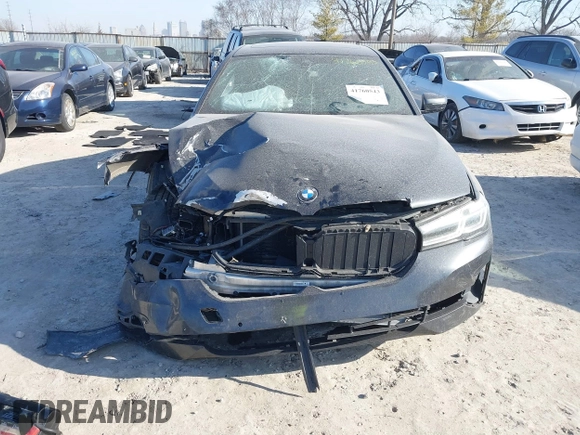 2021 BMW 5 Series 530i xDrive with VIN WBA13BJ06MCF66402, listed as a IAAI auction lot 41760543 with 93,002 mi miles and . Bid and sale history available at carsss.com. Image 6.