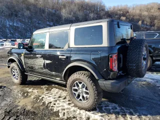 2024 Ford Bronco Badlands with VIN 1FMEE9BP5RLA45061, listed as a Copart auction lot 46503185 with 767 mi miles and Salvage Title. Bid and sale history available at carsss.com. Image 2.
