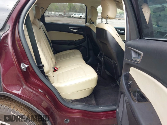 2017 Ford Edge SEL with VIN 2FMPK3J82HBB02226, listed as a IAAI auction lot 41991957 with 62,822 mi miles. Bid and sale history available at carsss.com. Image 8.