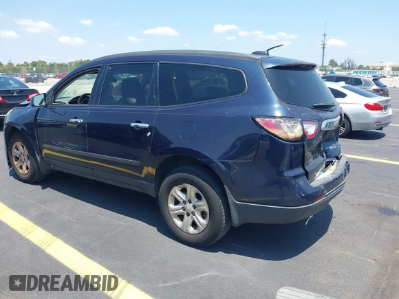 2016 Chevrolet Traverse LS z VIN 1GNKRFEDXGJ213319, wystawiony jako IAAI lot #42278916 z przebiegiem 170 028 mil mil oraz . Historia ofert i sprzedaży dostępna na DreamBid. Obrazek 3.
